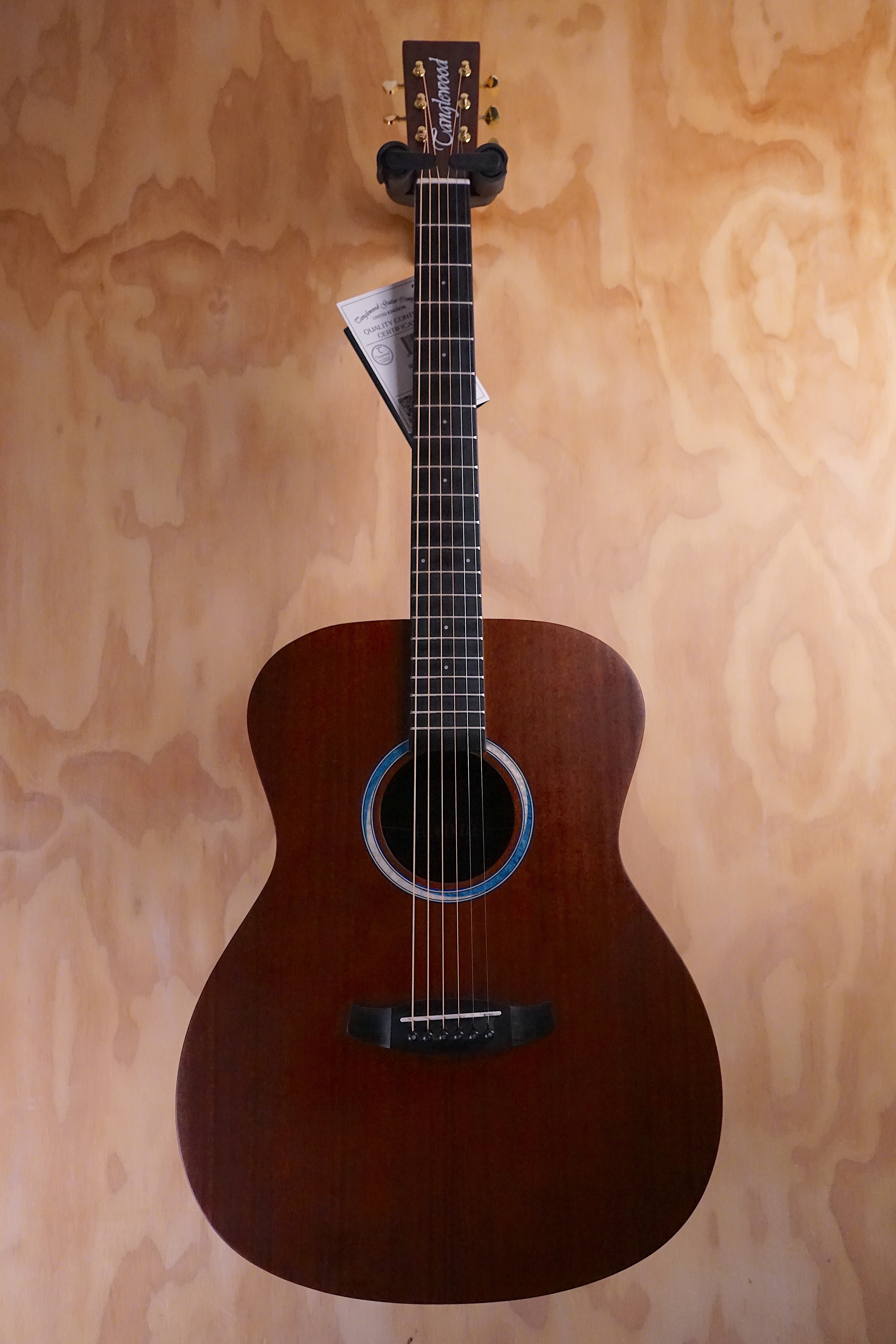 Tanglewood Elemental TE3BL Orchestra Acoustic Guitar, Natural Satin (B-Stock) - Fair Deal Music