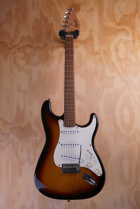 Squier Affinity Stratocaster in 3-Color Sunburst Electric Guitar, (Used) - Fair Deal Music