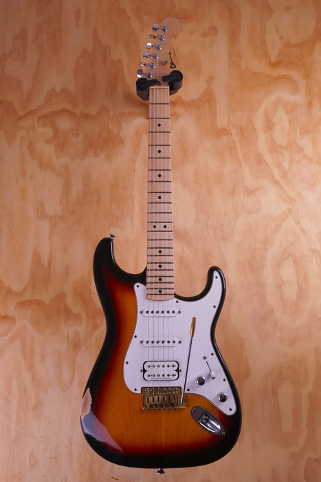 Charvel So-Cal HSS Masterbuilt "Big Rob Knowles" in 3-Tone Sunburst Relic, (Used) - Fair Deal Music