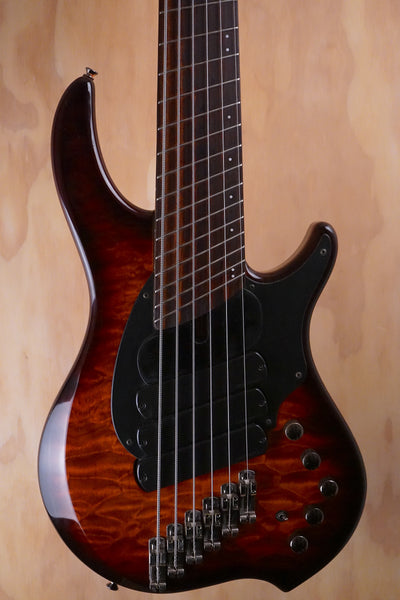 Dingwall Combustion 6 in Vintage Burst Bass Guitar, (Used) - Fair Deal Music