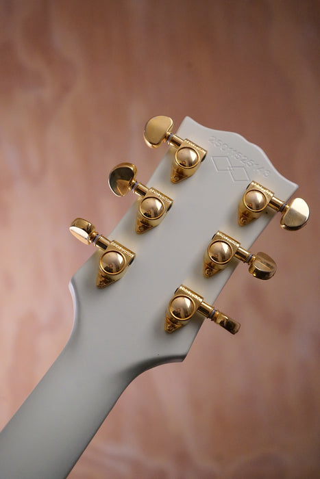 Epiphone Inspired by Gibson Custom 1963 Les Paul SG Custom with Maestro Vibrola Classic White Electric Guitar, (Used) - Fair Deal Music