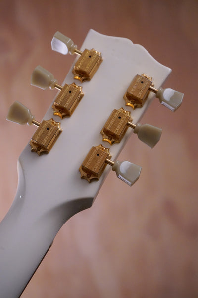 Gibson Les Paul Studio Alpine White with Gold Hardware & Ebony Fingerboard Electric Guitar (Used) - Fair Deal Music