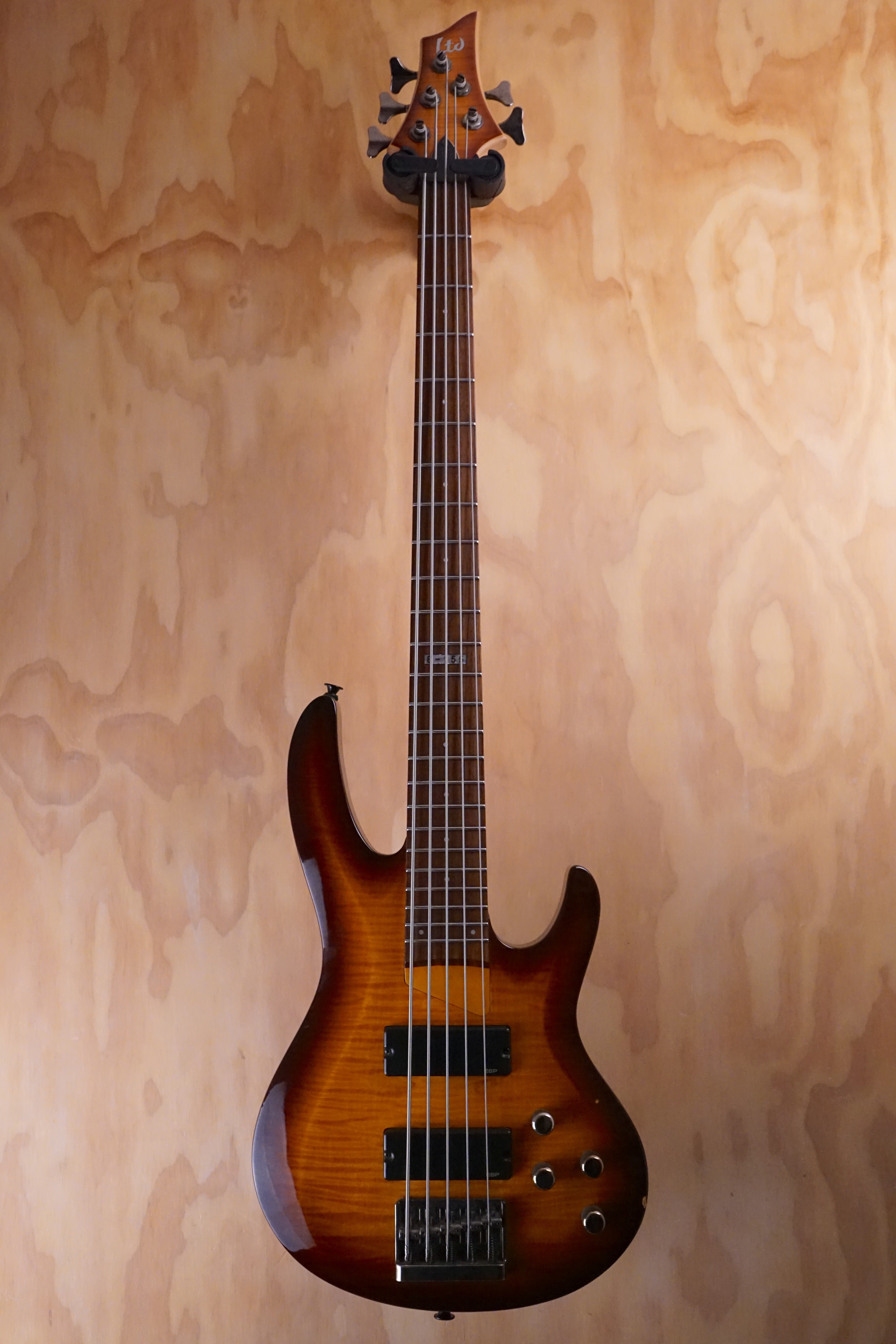 ESP LTD B-155 Vintage Sunburst Bass Guitar, (Used) - Fair Deal Music