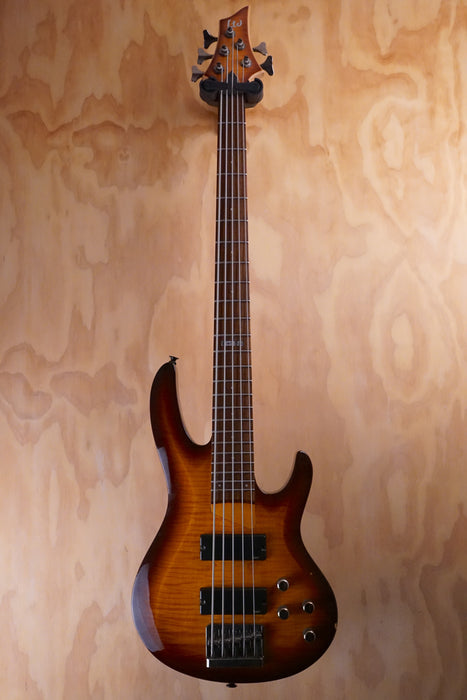ESP LTD B-155 Vintage Sunburst Bass Guitar, (Used) - Fair Deal Music