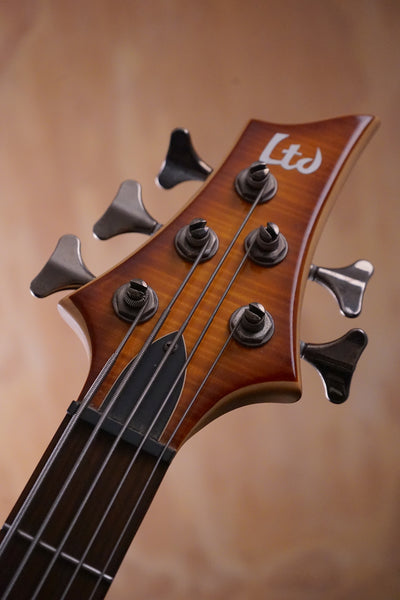 ESP LTD B-155 Vintage Sunburst Bass Guitar, (Used) - Fair Deal Music