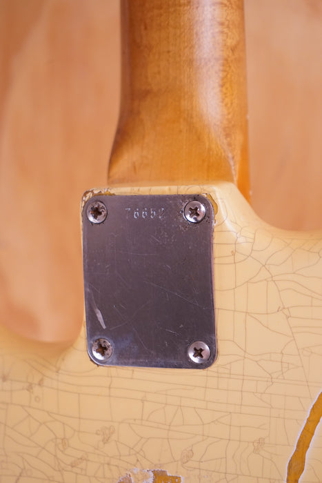 1962 Fender Stratocaster in Olympic White, (Used, Comm) - Fair Deal Music