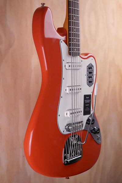 Fender Vintera II '60s Bass VI Rosewood Fingerboard Fiesta Red Electric Bass Guitar, (Open Box) - Fair Deal Music