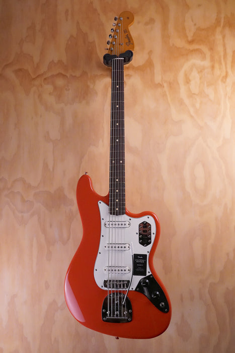 Fender Vintera II '60s Bass VI Rosewood Fingerboard Fiesta Red Electric Bass Guitar, (Open Box) - Fair Deal Music