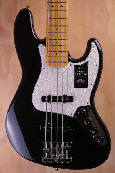 Fender Player II Modified Active Jazz Bass® V Maple Fingerboard Dusk 5-String Bass Guitar, (Ex Display) - Fair Deal Music