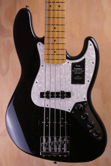 Fender Player II Modified Active Jazz Bass® V Maple Fingerboard Dusk 5-String Bass Guitar, (Ex Display) - Fair Deal Music
