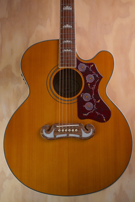 Epiphone J-200 Studio EC Natural Electro-Acoustic Guitar, (Used)