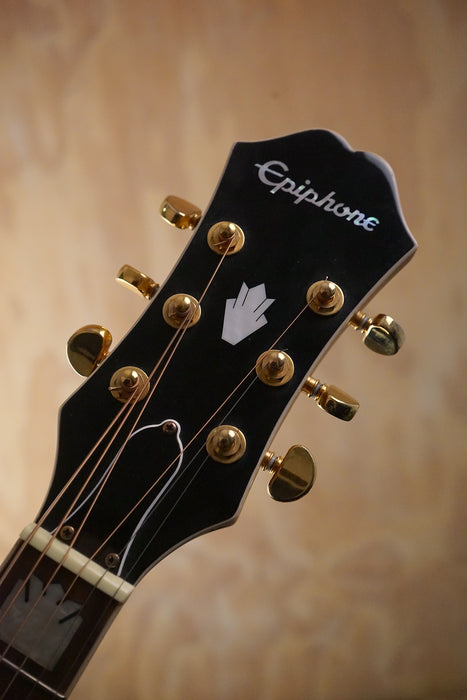 Epiphone J-200 Studio EC Natural Electro-Acoustic Guitar, (Used)