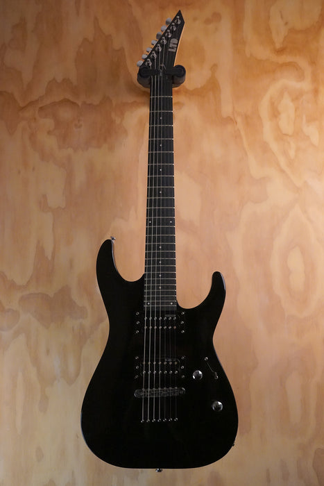 ESP LTD MH-17 Black 7-String Electric Guitar, (Used)