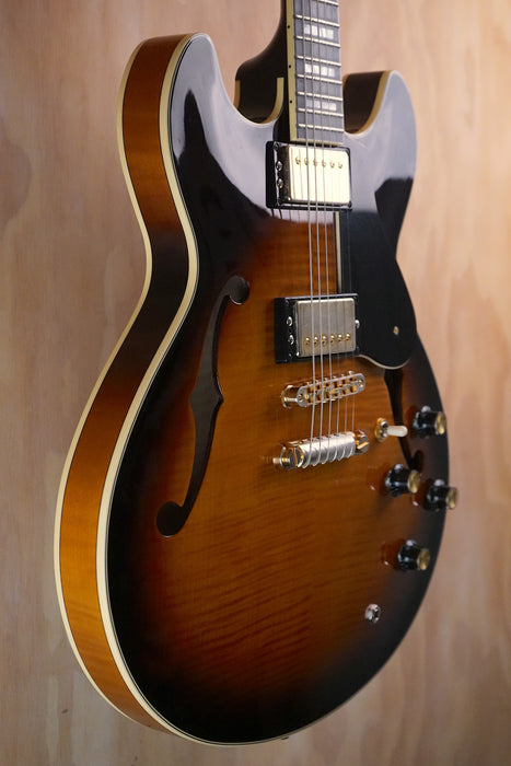 Yamaha SA2200 Sunburst Semi-Hollow Electric Guitar, (Used) - Fair Deal Music