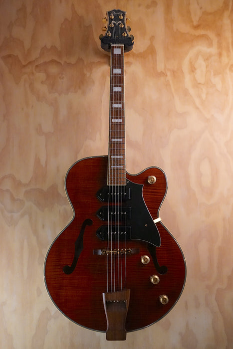 Peerless Wizard Antique Violin Hollow Body Electric Guitar, (Used) - Fair Deal Music