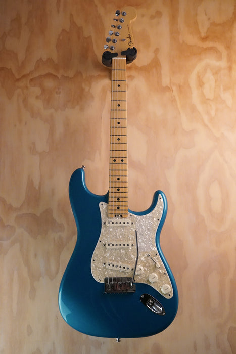 Fender American Elite Stratocaster Ocean Turquoise Metallic Electric Guitar, (Used) - Fair Deal Music