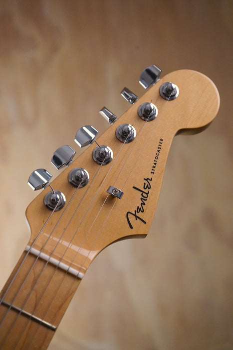 Fender American Elite Stratocaster Ocean Turquoise Metallic Electric Guitar, (Used) - Fair Deal Music