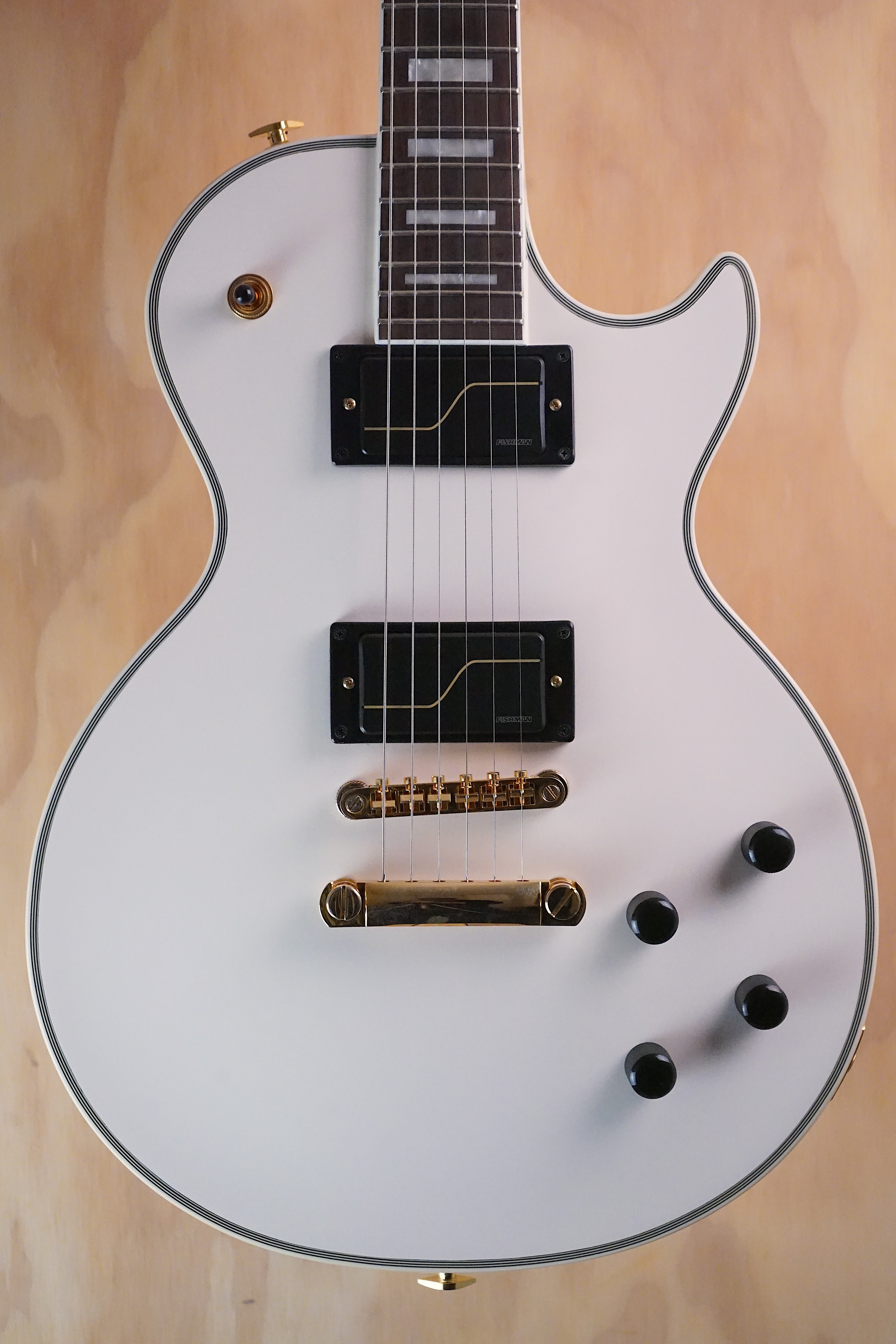 Epiphone Matt Heafy Les Paul Custom Origins Bone White Electric Guitar, (Used, Comm) - Fair Deal Music
