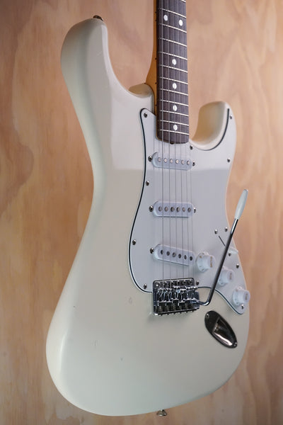 Squier MIJ JV Stratocaster White Electric Guitar, (Used) - Fair Deal Music