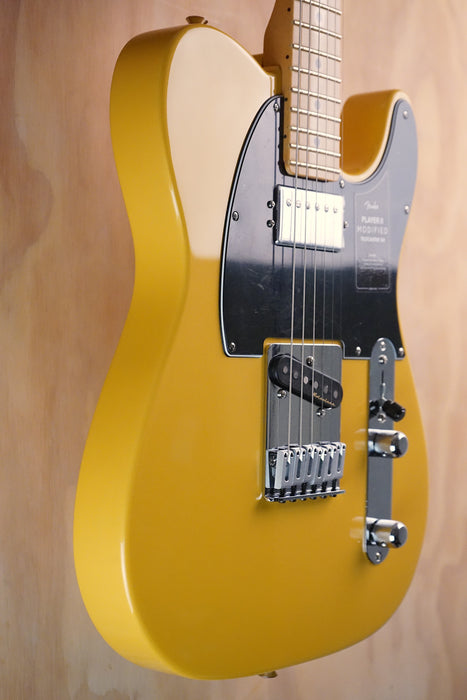 Fender Player II Modified Telecaster SH Maple Fingerboard Sunshine Yellow Electric Guitar, (Open Box) - Fair Deal Music