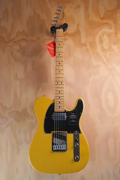 Fender Player II Modified Telecaster SH Maple Fingerboard Sunshine Yellow Electric Guitar, (Open Box) - Fair Deal Music