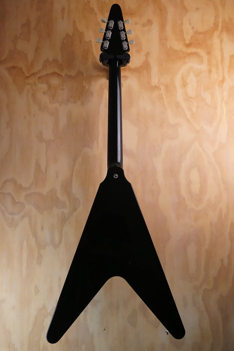 2000 Gibson Flying V Ebony Vibrola Electric Guitar, (Used)