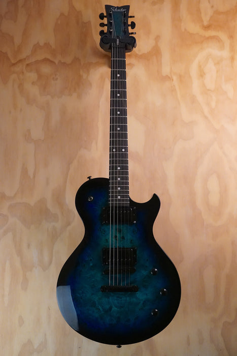 Schecter Solo-II Ocean Blue Burst Electric Guitar, (Used)