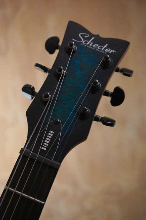 Schecter Solo-II Ocean Blue Burst Electric Guitar, (Used)