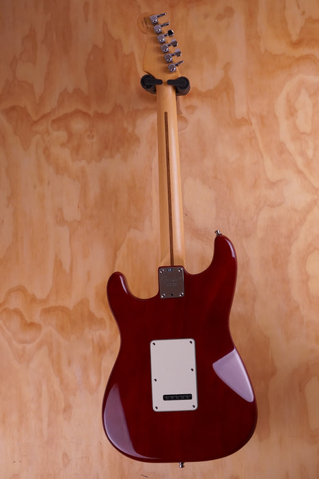 1998 Fender American Deluxe Stratocaster, Translucent Red, (Used) - Fair Deal Music