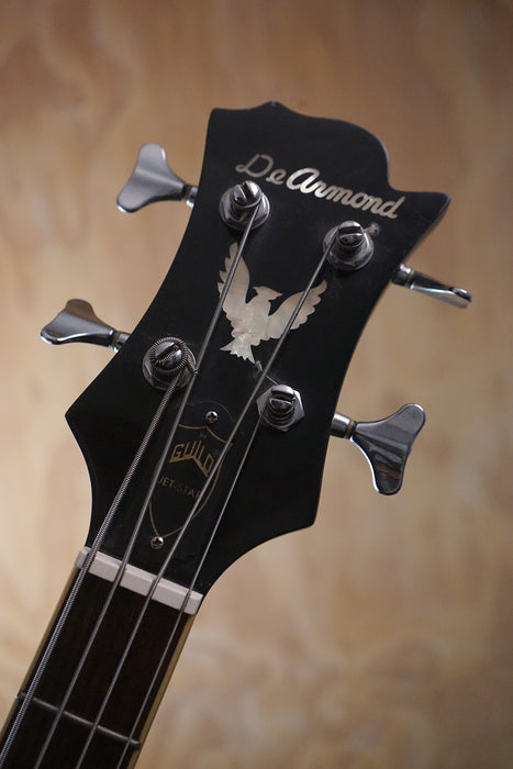 DeArmond Jet Star Bass Black Electric Bass Guitar, (Used) - Fair Deal Music