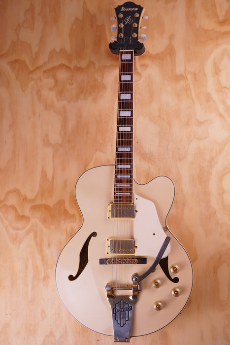 Ibanez AF75TDG, Cream & Gold, (Used) - Fair Deal Music