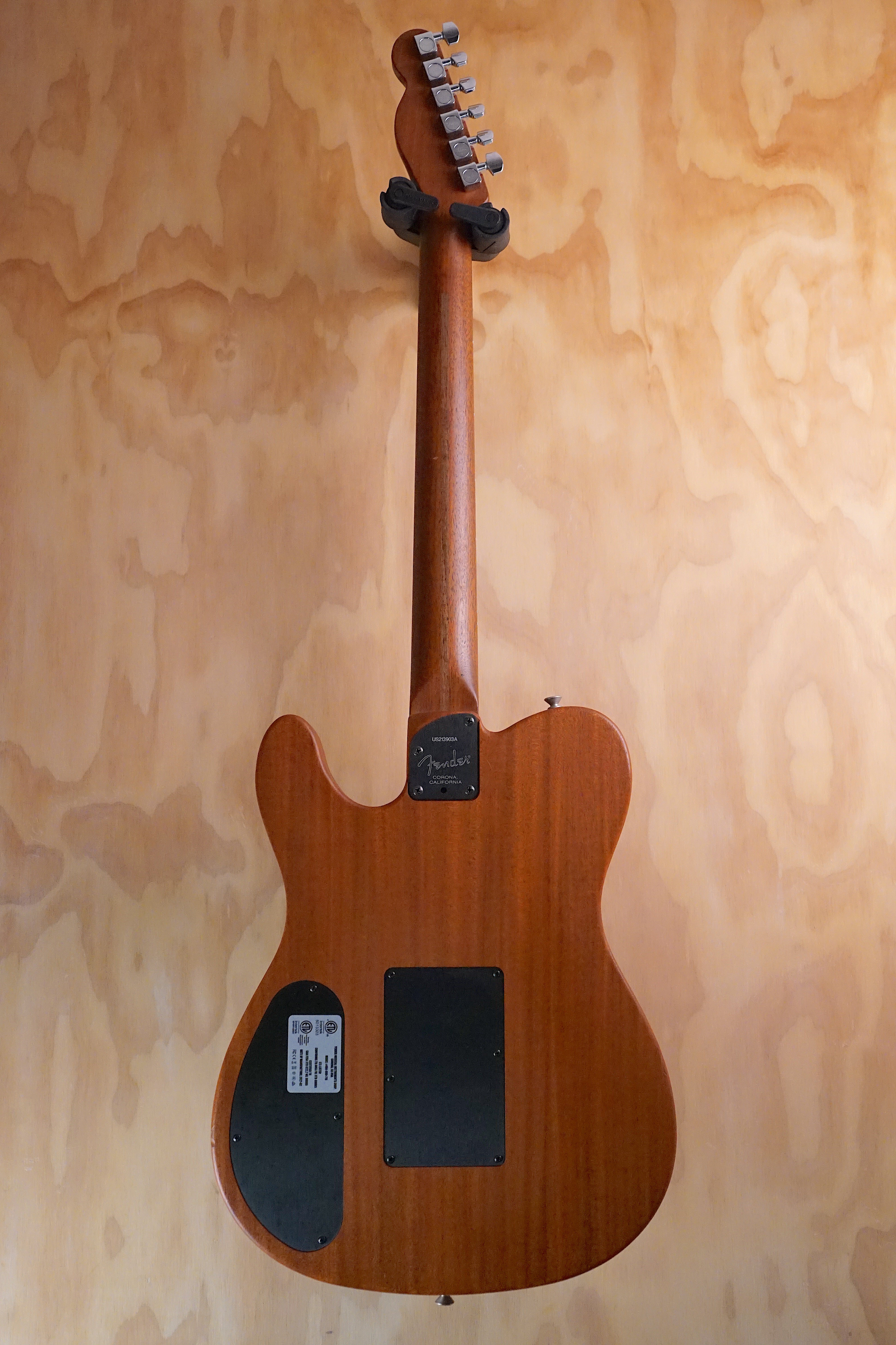 Fender American Acoustasonic Telecaster Steel Blue Electro-Acoustic Guitar, (Used) - Fair Deal Music