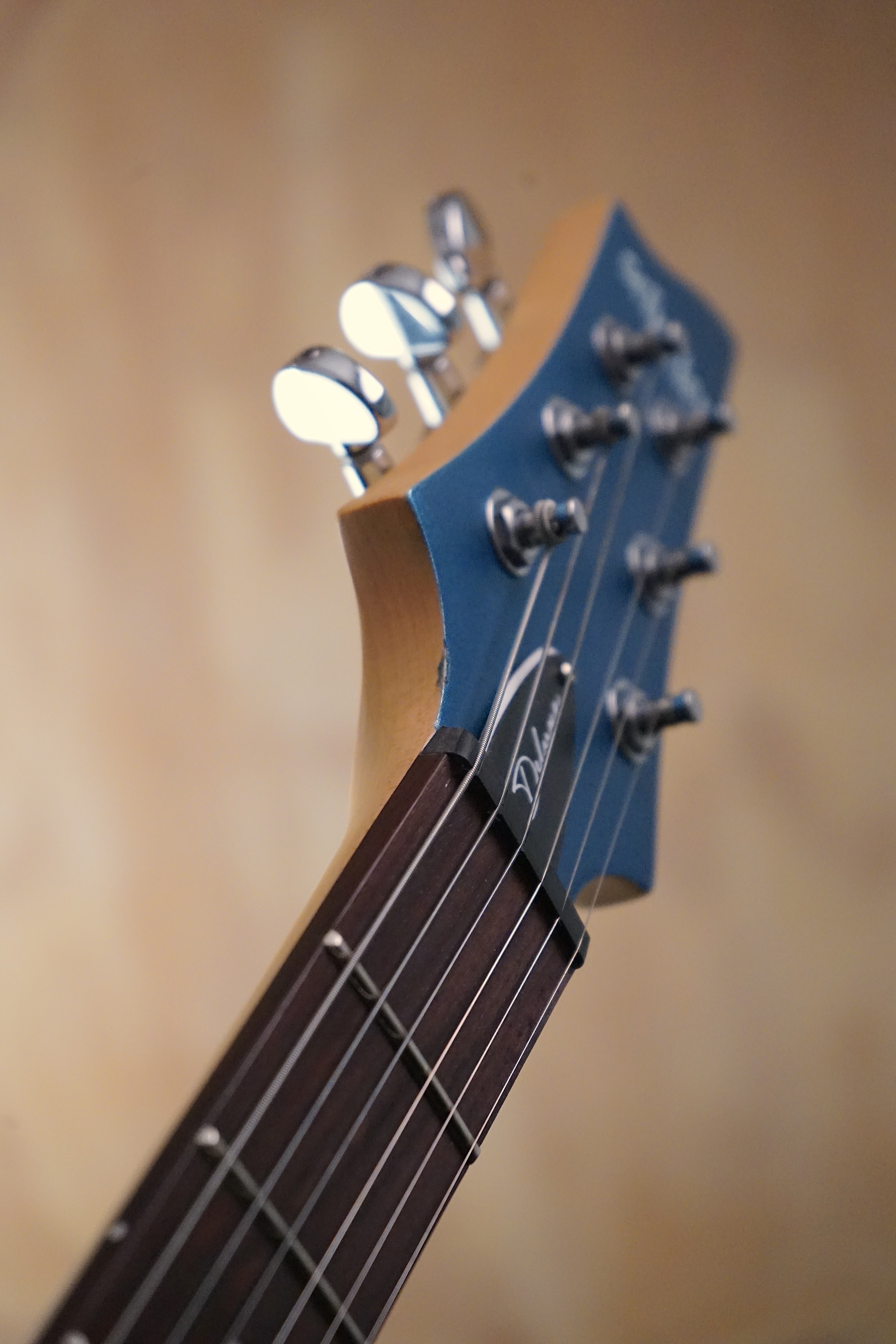 Schecter C-6 Deluxe, Satin Metallic Light Blue B-Stock - Fair Deal Music