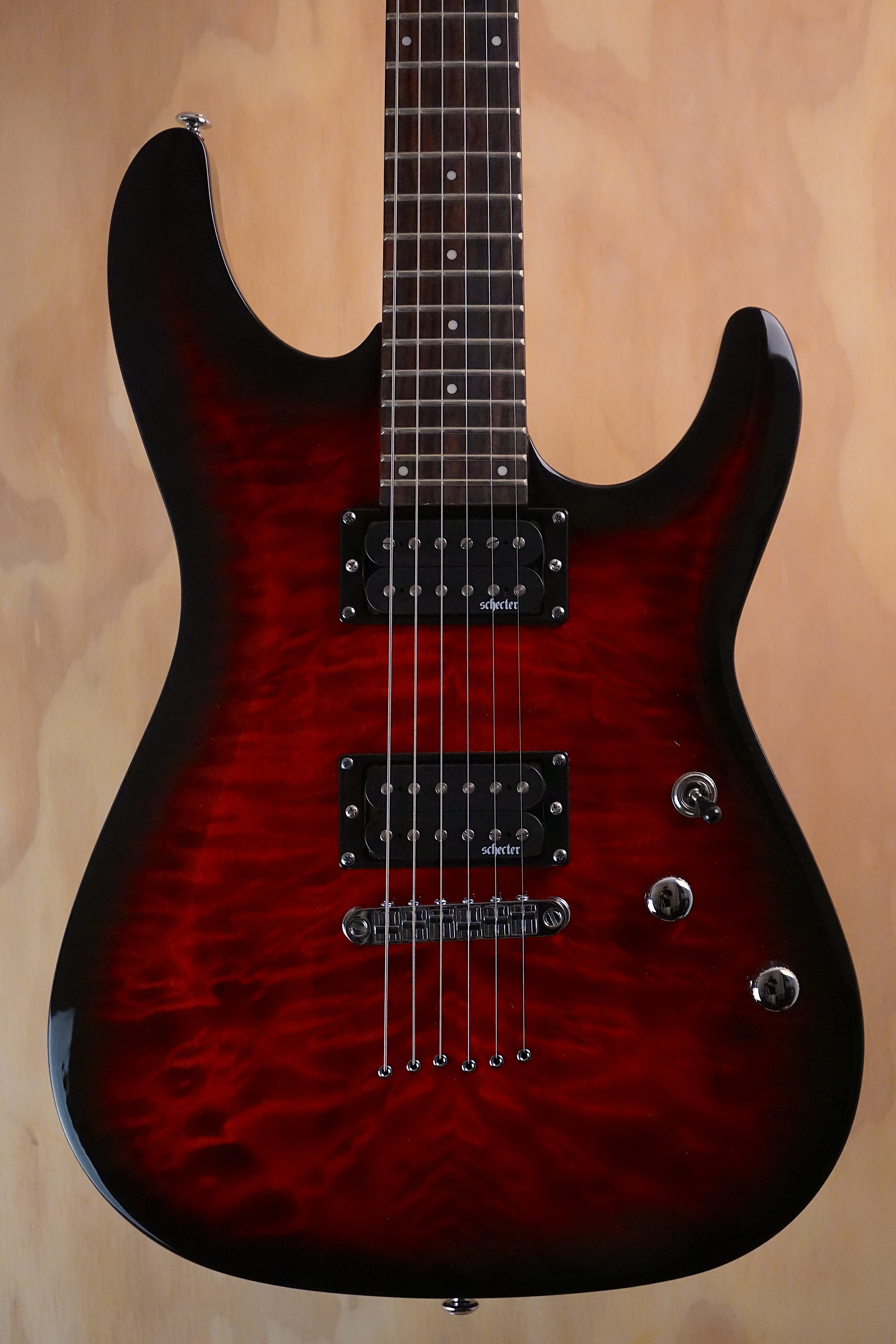 Schecter C-6 Plus Black Cherry Burst B-Stock - Fair Deal Music