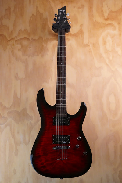 Schecter C-6 Plus Black Cherry Burst B-Stock - Fair Deal Music