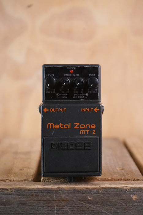 Boss MT-2 Metal Zone Distortion Pedal, (Used)