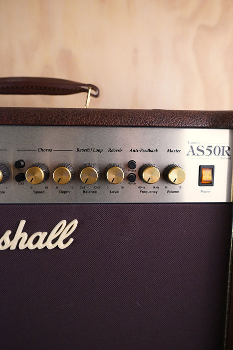 Marshall AS50R Acoustic Soloist 50W Acoustic Guitar Amplifier, (Used)