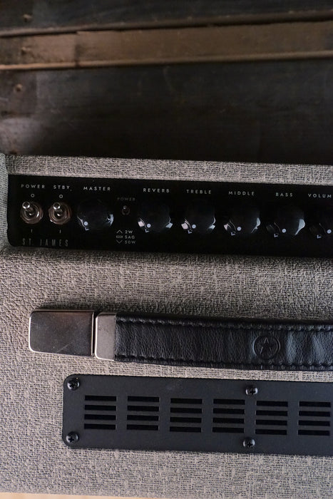 Blackstar St. James 50 EL34 112 Combo Fawn Valve Guitar Amplifier, (Used)