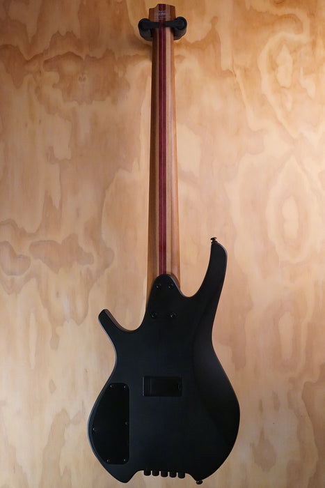 Cort Space 5 Star Dust Black Headless 5-String Bass Guitar, (Used)