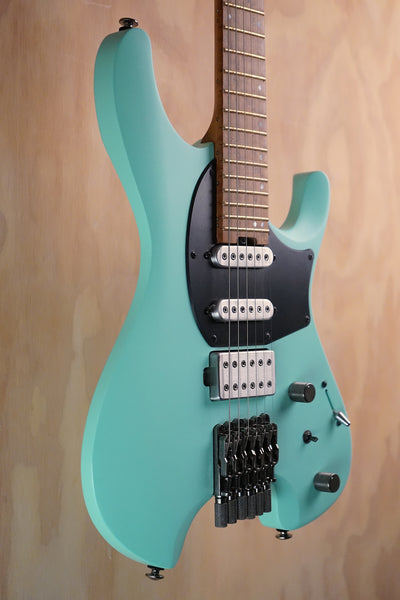 Ibanez Q54 Sea Foam Green Matte Headless Electric Guitar, (Used) - Fair Deal Music