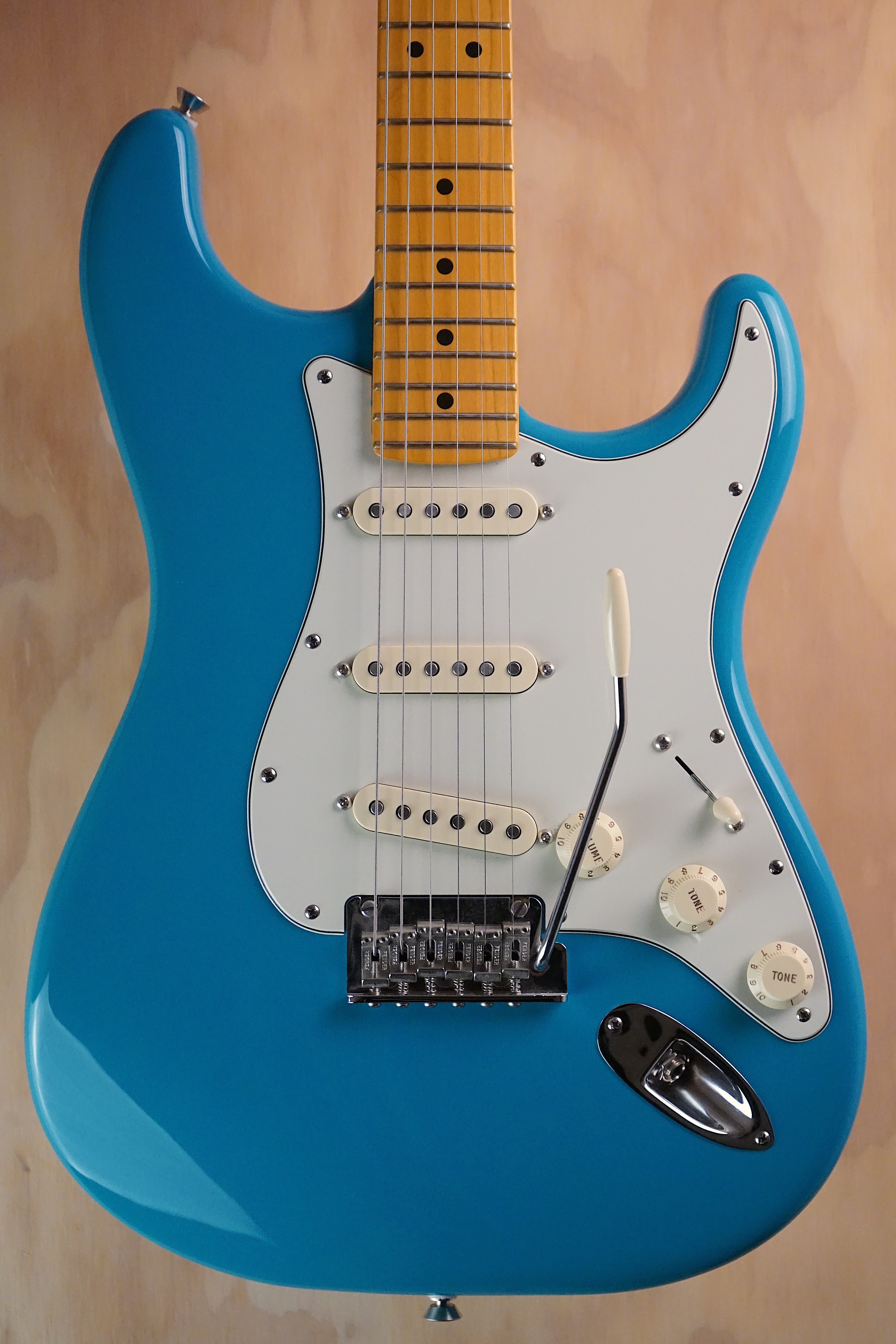 Fender American Professional II Stratocaster Miami Blue Maple Neck Electric Guitar, (Used) - Fair Deal Music