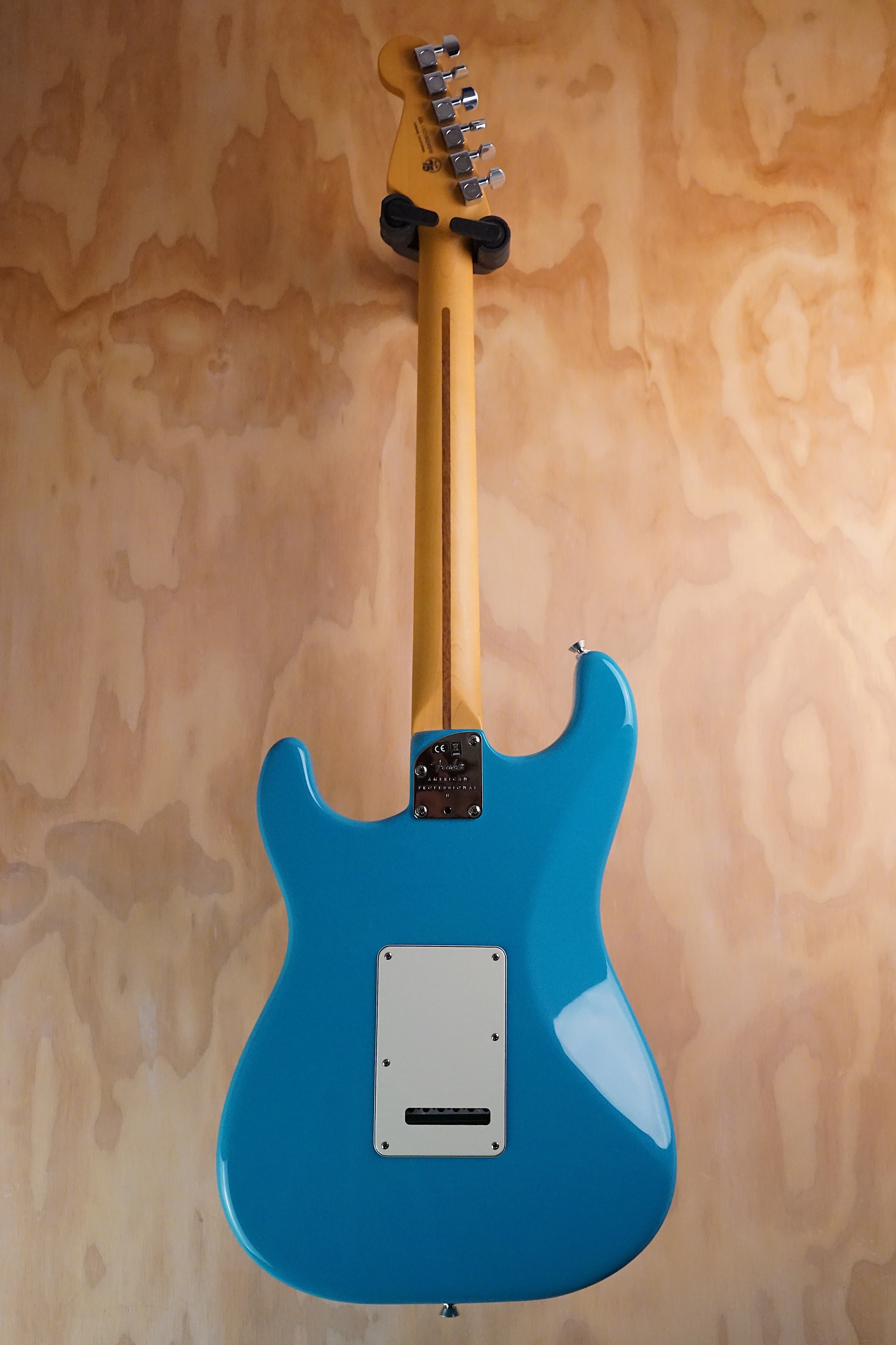 Fender American Professional II Stratocaster Miami Blue Maple Neck Electric Guitar, (Used) - Fair Deal Music