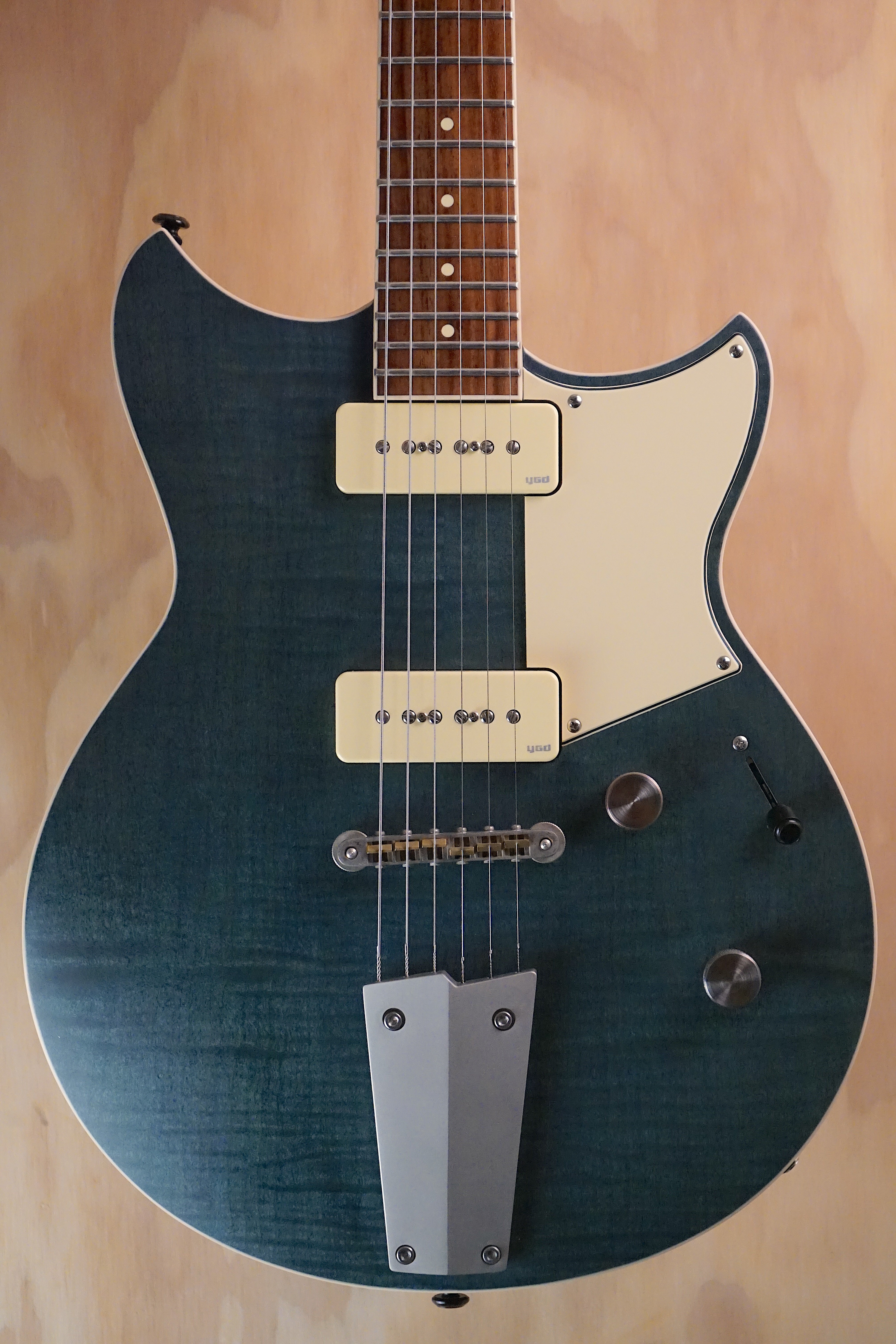 Yamaha Revstar RS502TFM Denim Blue Electric Guitar, (Used) - Fair Deal Music