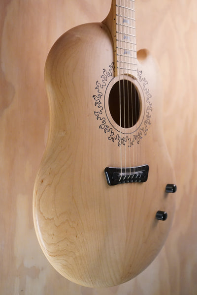 Jon Kammerer 6-ENS Maple Electro-Acoustic Guitar, (Used) - Fair Deal Music