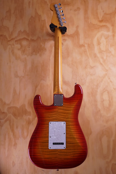 Fender ST-57 Foto Flame Stratocaster, MIJ, Cherry Burst, (Used) - Fair Deal Music