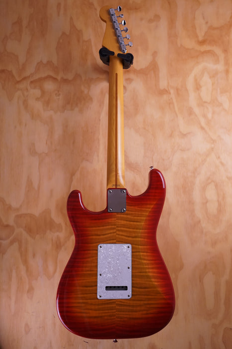 Fender ST-57 Foto Flame Stratocaster, MIJ, Cherry Burst, (Used) - Fair Deal Music