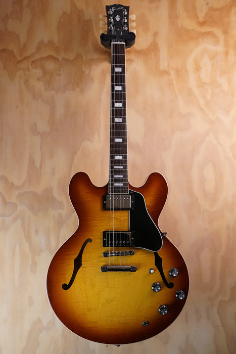 Gibson ES-335 Figured Iced Tea Semi-Hollow Electric Guitar, (Used)