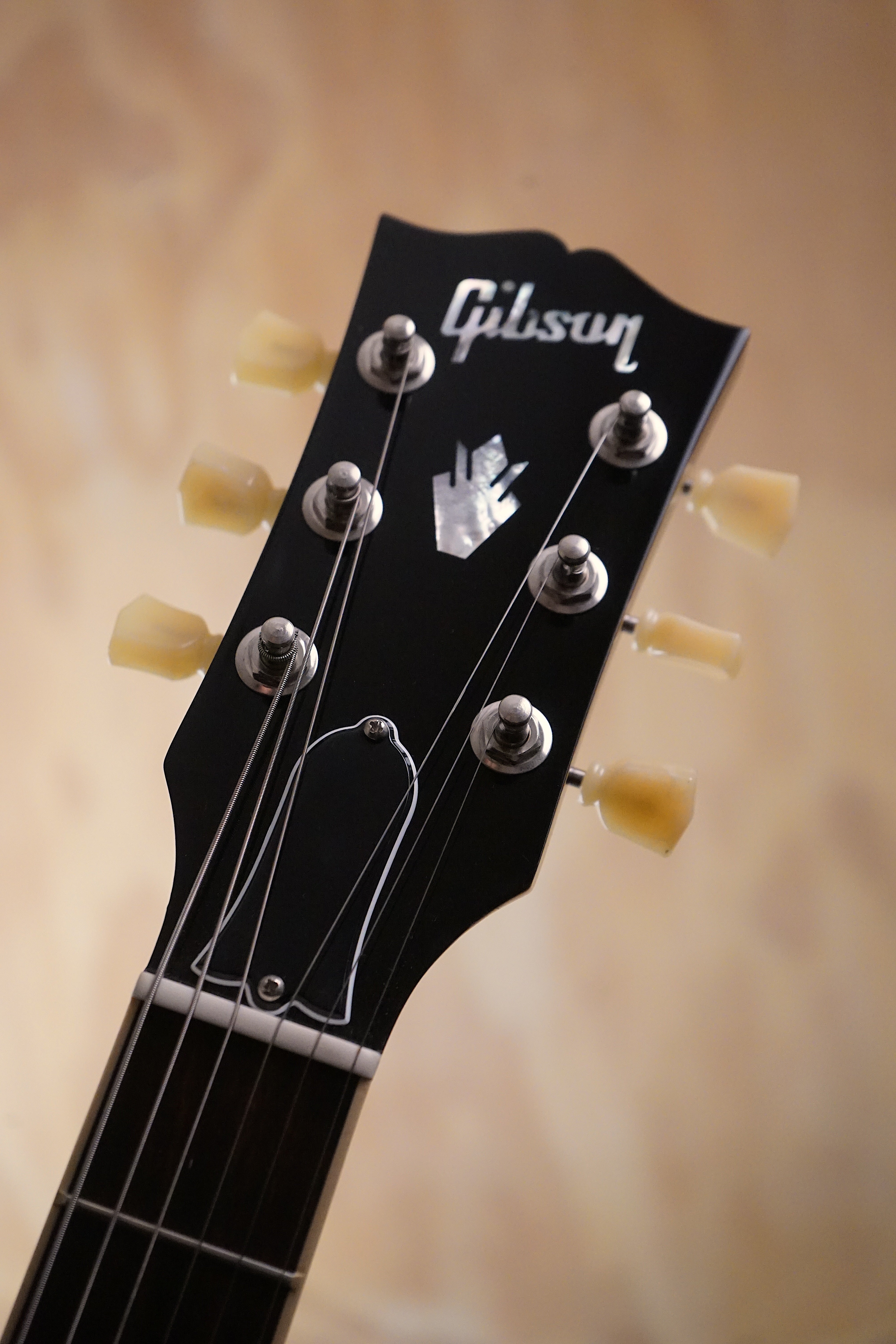 Gibson ES-335 Figured Iced Tea Semi-Hollow Electric Guitar, (Used) - Fair Deal Music