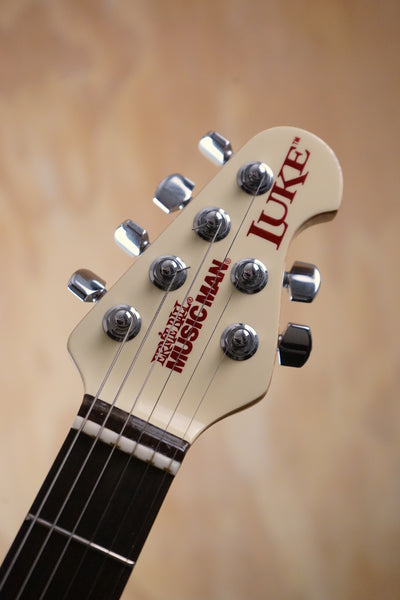 2005 Ernie Ball Music Man Luke II Limited Edition Butter Cream Electric Guitar - Used - Fair Deal Music