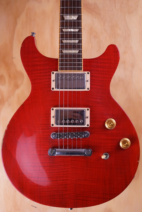 1998 Gibson Les Paul Standard Double Cutaway, Trans Red, (Used Comm) - Fair Deal Music